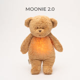 Moonie 2.0 - Cappuccino The Organic Humming Bear with Lamp