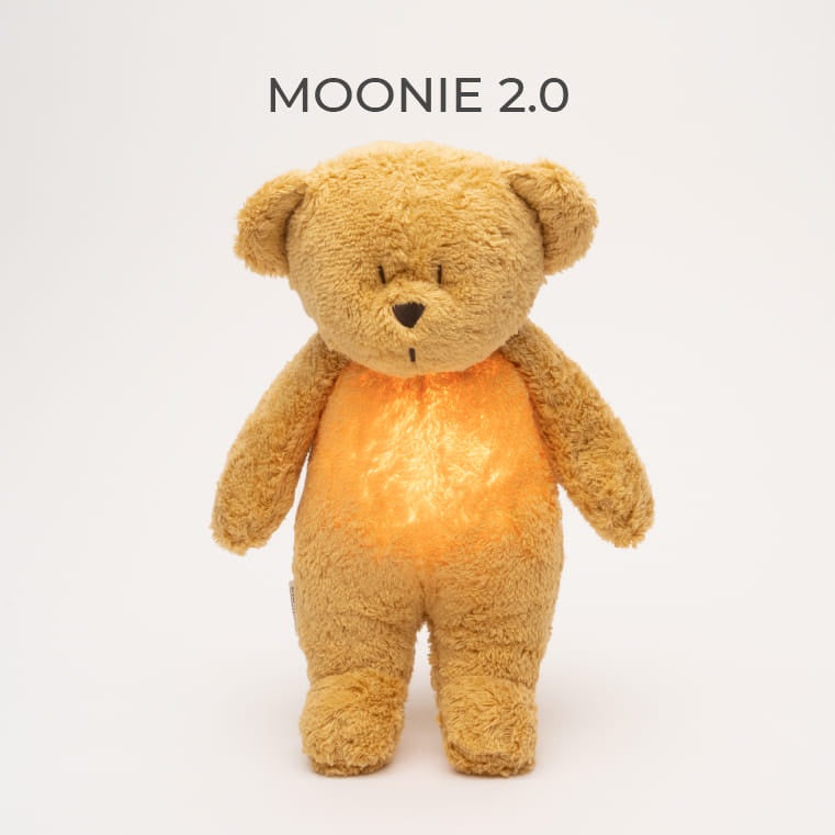 Moonie 2.0 - Honey The Organic Humming Bear with Lamp