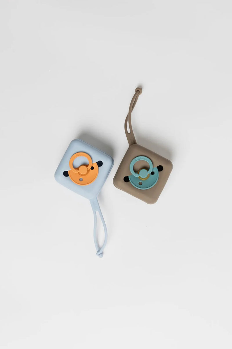 Bibs Pacifier Soft Case - Pine