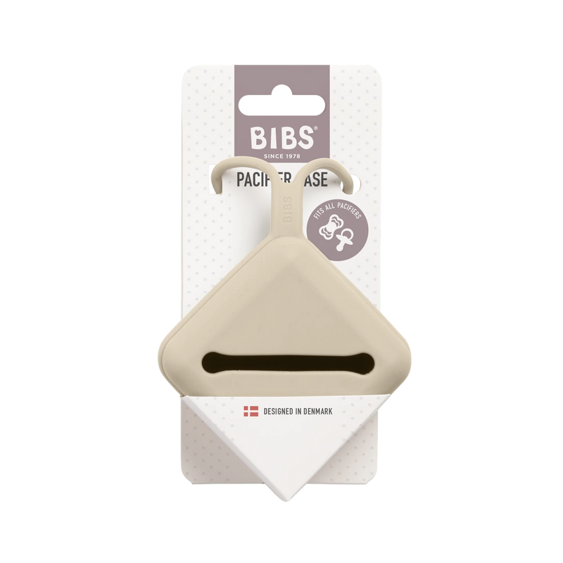 Bibs Pacifier Soft Case - Vanilla