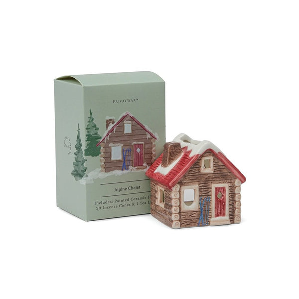 No.05 Alpine Chalet Style Incense & Tea Light Holder