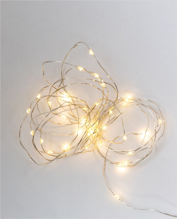 Capella LED fairy lights silver wire L390cm
