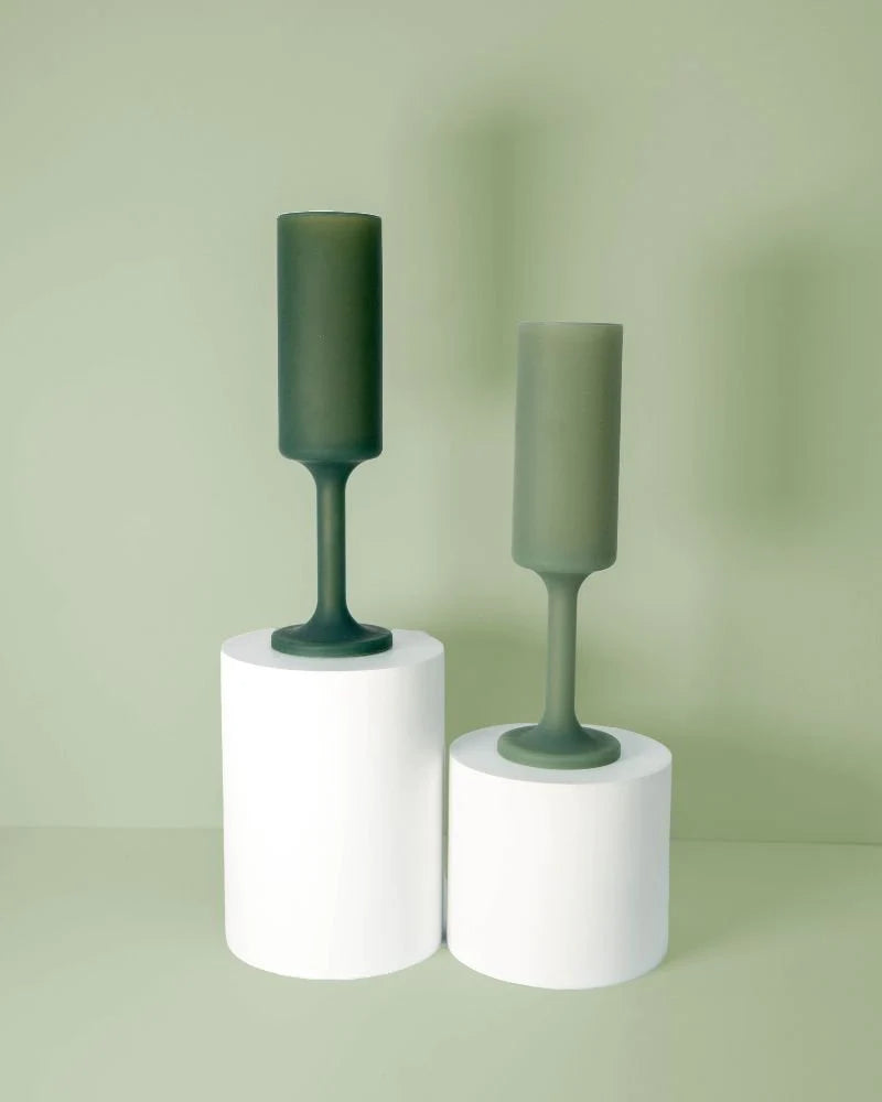 Sage + Olive | Seff | Silicone Unbreakable Champagne Flute