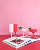 Cherry + Blush | Seff | Silicone Unbreakable Champagne Flutes