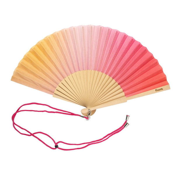 Hand Fan w/Gift Box"Sunset"