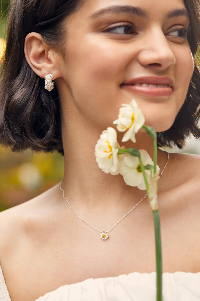 Wildflower Necklace - Silver Plated