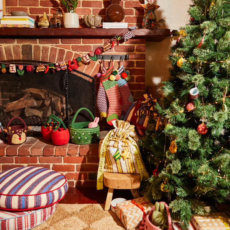 Palmina Knitted Stocking - Orchid