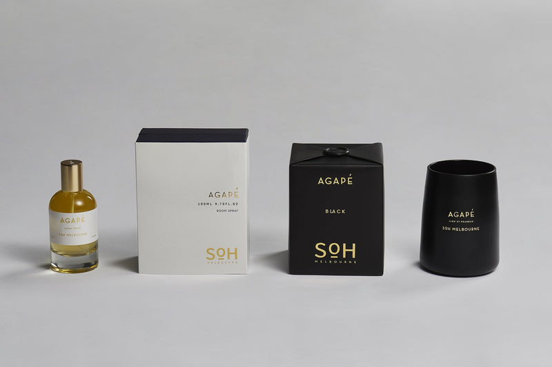 SOH Agape Black Matte Glass