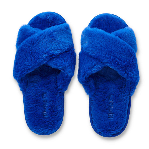 Dazzling Blue Womens Slippers