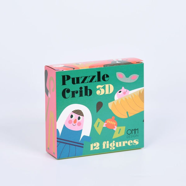 Xmas Puzzle Crib 3D 12 figures