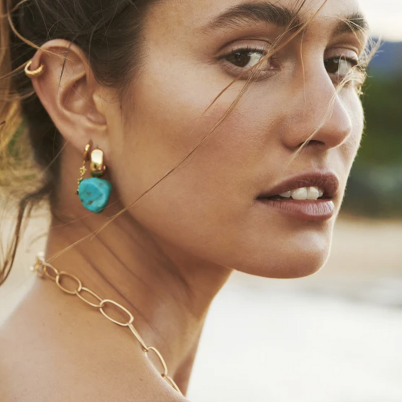 Antique Gold Huggies