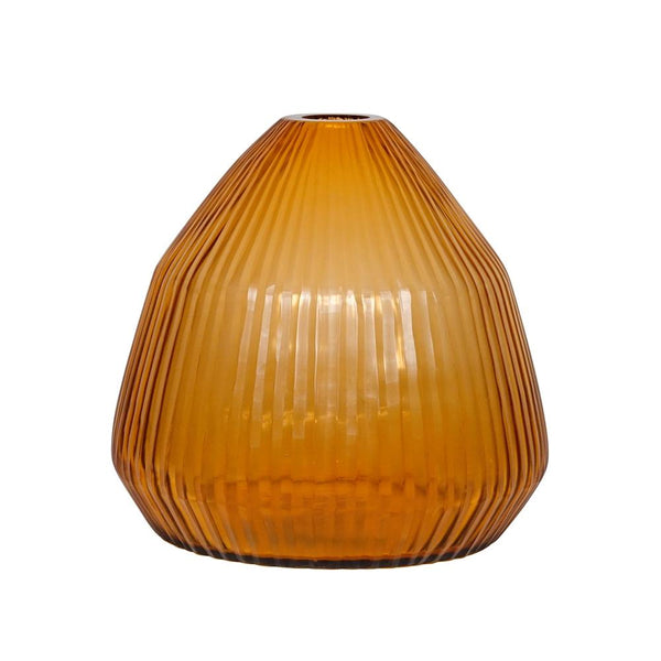 Brian Tunks Cut Vase Conical Small - Copper