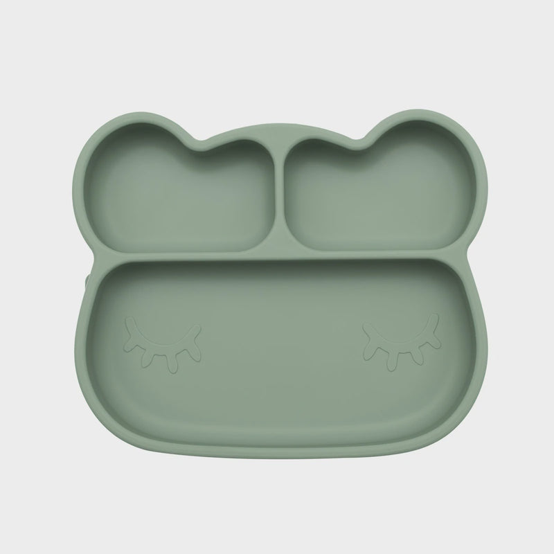 Bear Stickie® Plate - Sage