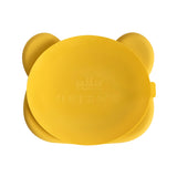 Bear Stickie Plate Yellow