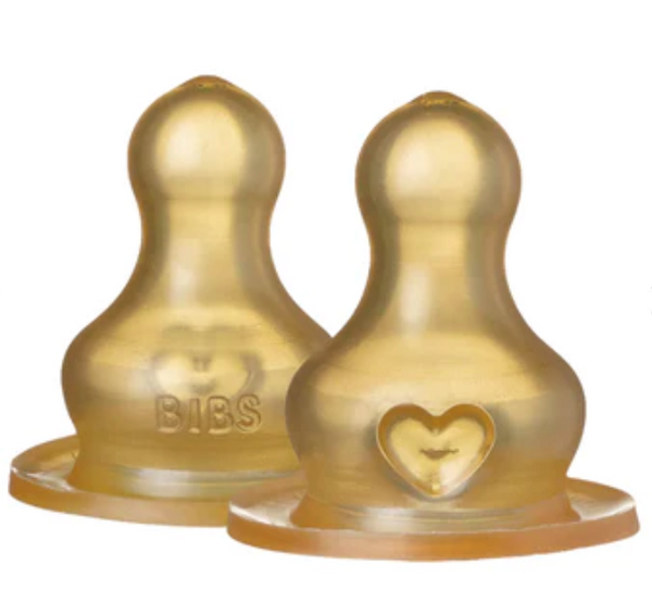Bibs Bottle Nipple 2 Pack - Medium Flow