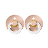 Bibs Dummy Night Glow  - 2 Pack - Blush
