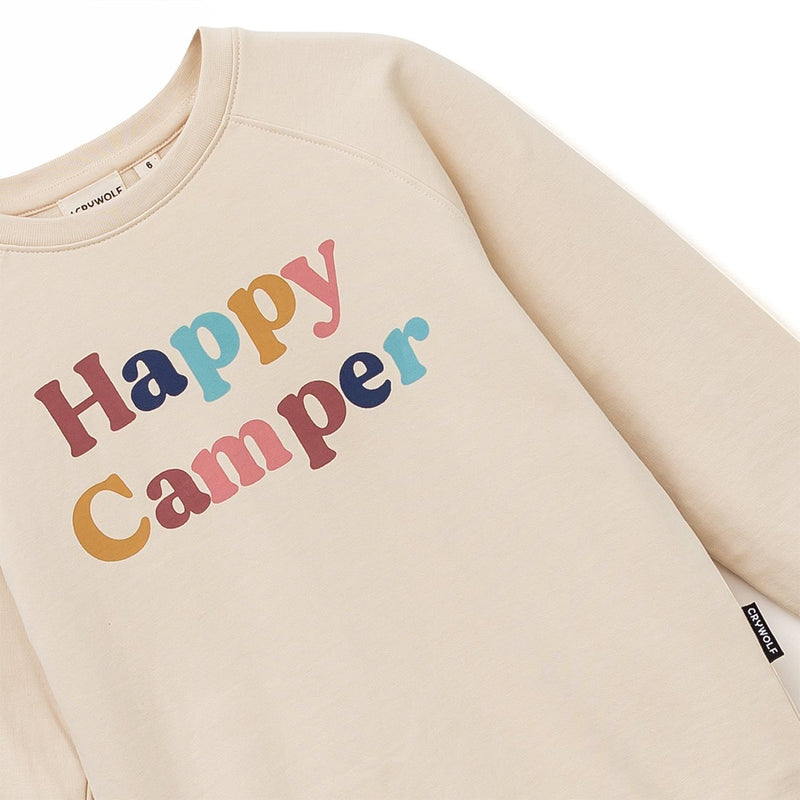 Organic Sweater Happy Camper 1-6yrs
