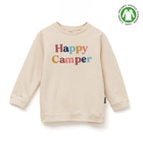 Organic Sweater Happy Camper 1-6yrs