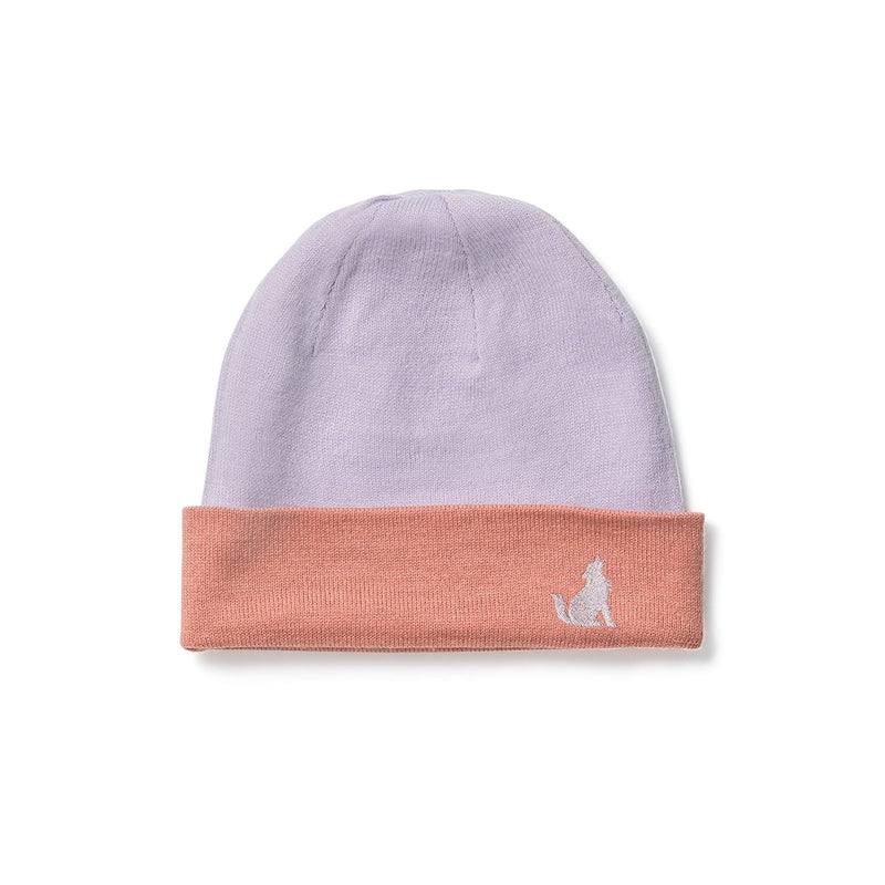 Reversible Beanie Rose/Lilac