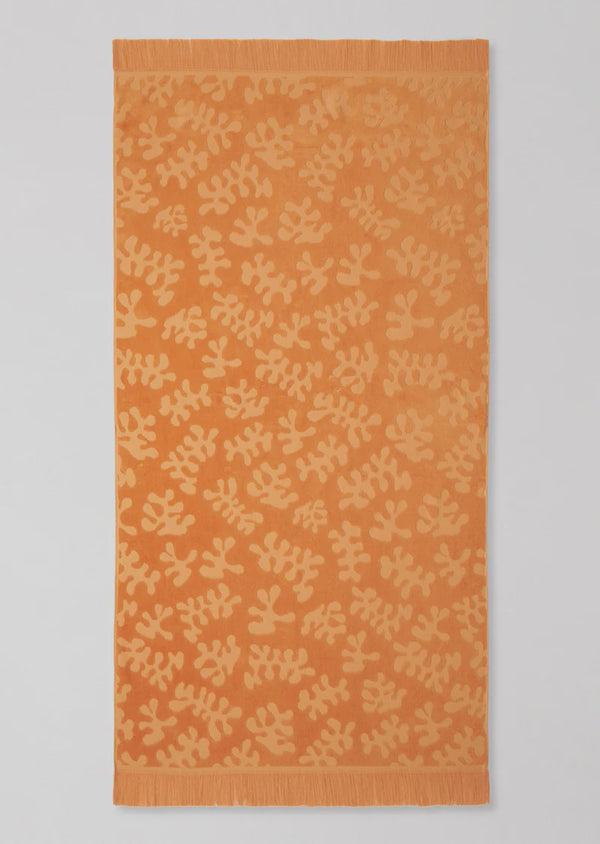 Blossom Beach Towel - Tangerine