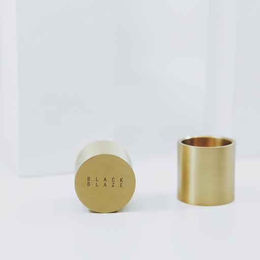 Column Brass Candle Holder