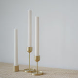 Fountain Brass Candle Holder-Large