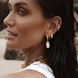 Bamboo Midi Hoops