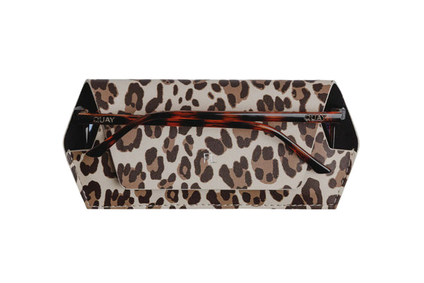 Fox and Leo glasses case - Leopard