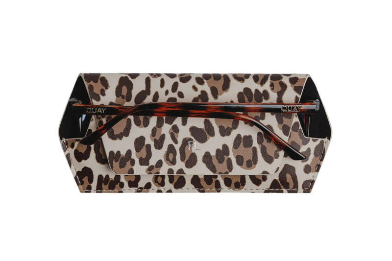 Fox and Leo glasses case - Leopard
