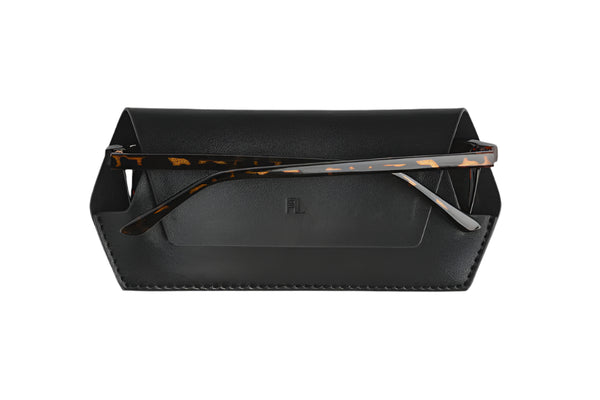 Fox and Leo glasses case - Black