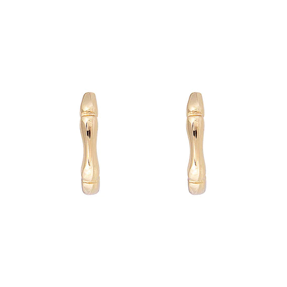 Bamboo Midi Hoops