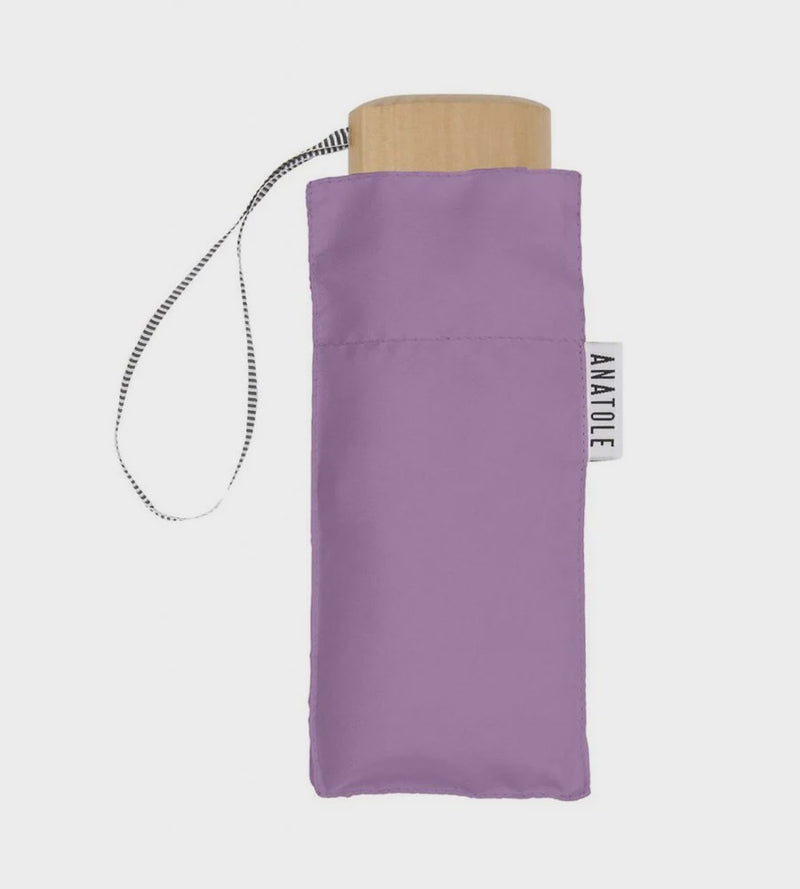 Anatole - Lilac folding micro-umbrella - Olympe