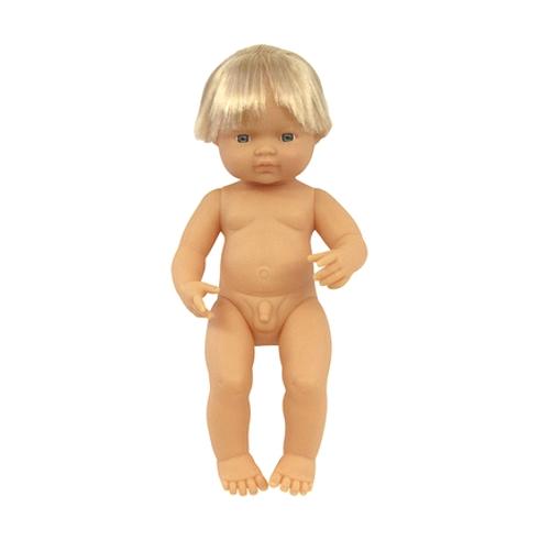 Miniland | Baby Doll 38cm | Caucasian Boy