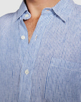 Linen Shirt Thin Stripe