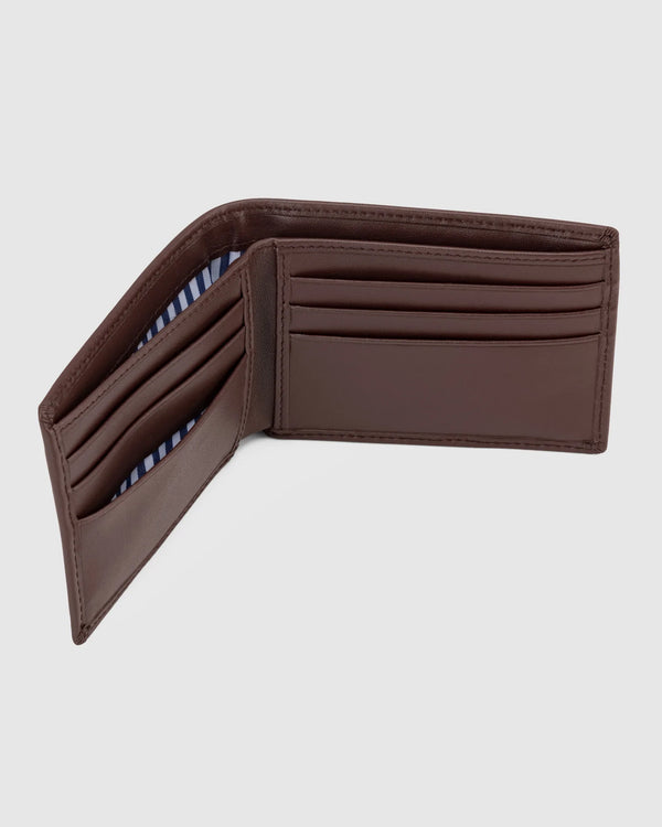 Leather Wallet Chocolate