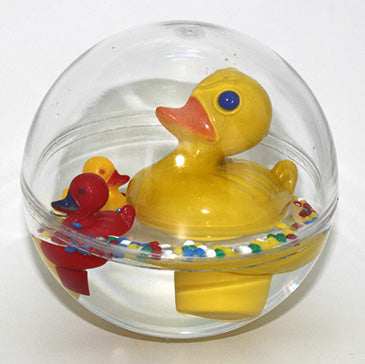 Water Ball Bath Toy with Yellow Mother Duck
