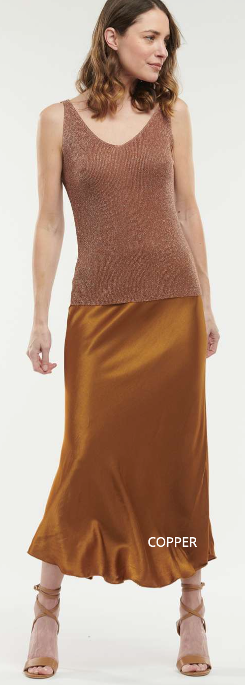 Bias Skirt - Copper