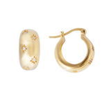 Starbust Flared Hoops