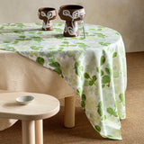 Mini Pastel Floral Green Tablecloth