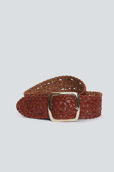 Bingham Woven Belt Tan