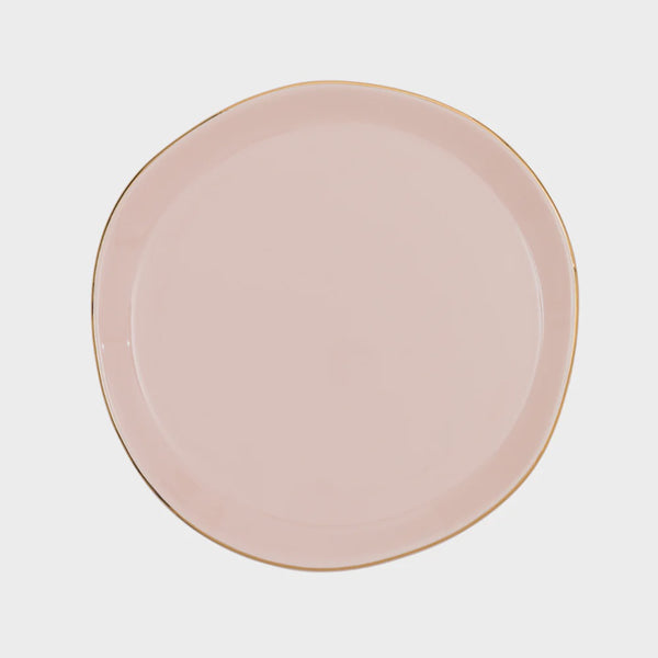 Good Morning Plate Old Pink