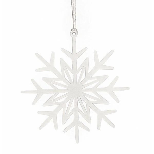 Decor Hanging Snowflake White