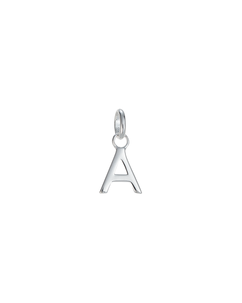 Outline Initial A-Z (sterling silver)