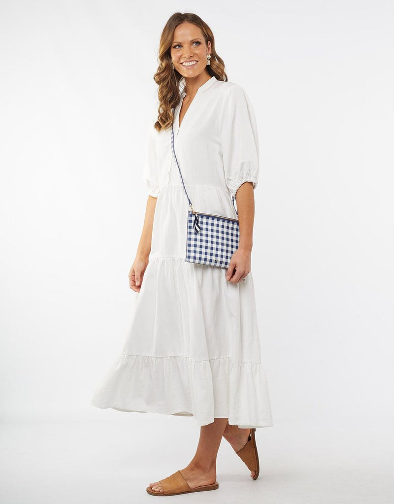 Constance Tiered Dress - White