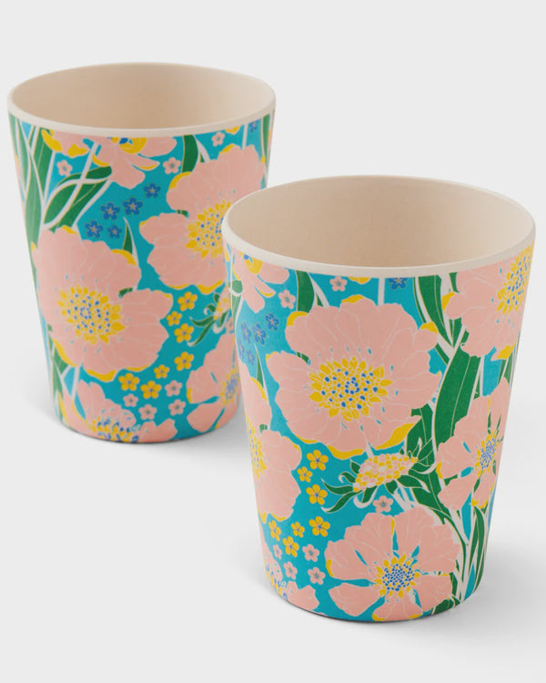 Tumbling Flowers Cup 2P Set