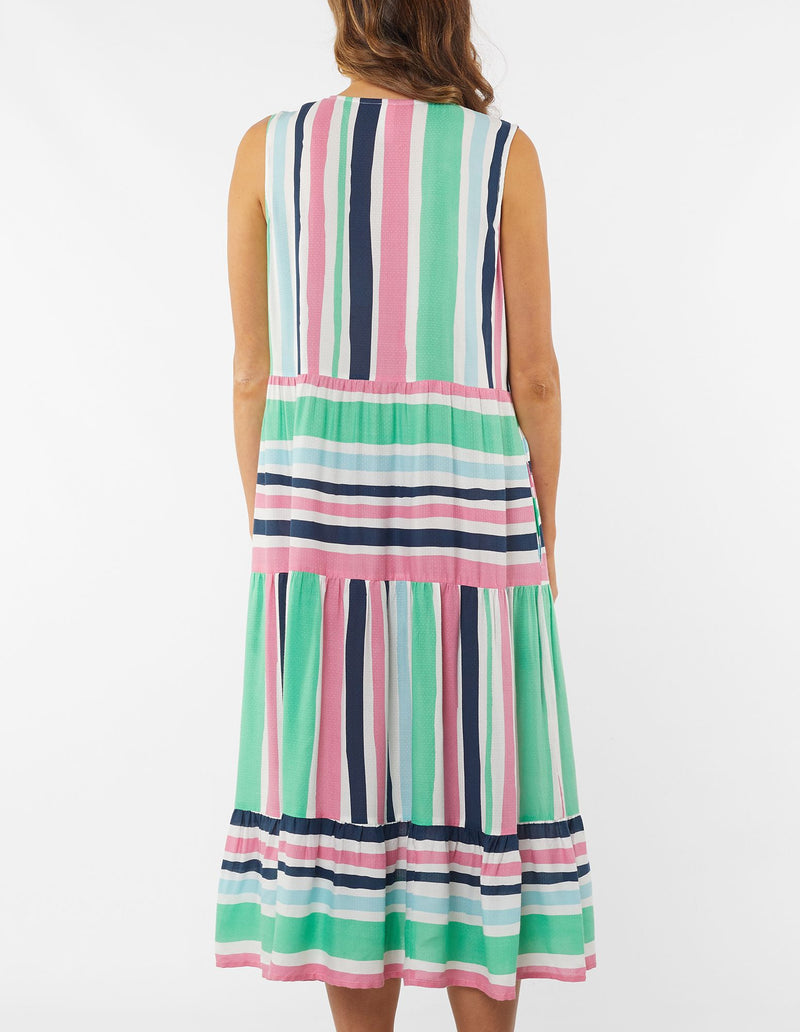 Margarita Stripe Midi Dress