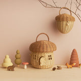 Rattan Mushroom Basket